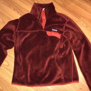 Red Patagonia fleece
